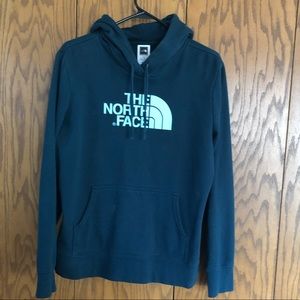 Blue North Face hoodie